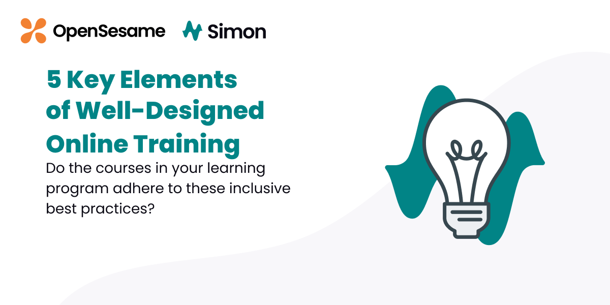 5 Key Elements of Well-Designed Online Training