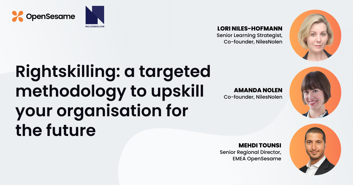 Rightskilling: a targeted methodology to upskill your organisation for the future