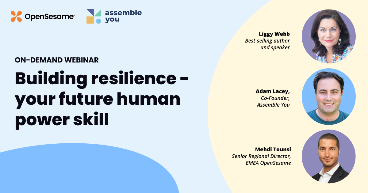 Building resilience – your future human power skill