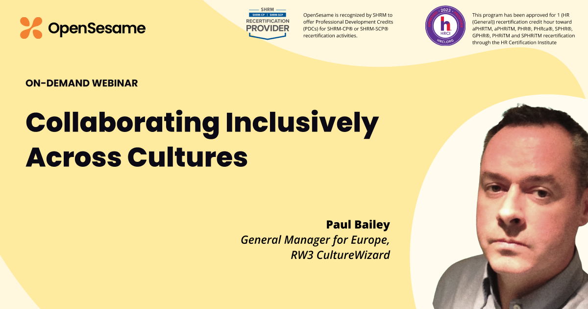 Collaborating Inclusively Across Cultures